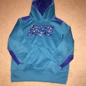 Blue Nike hoodie